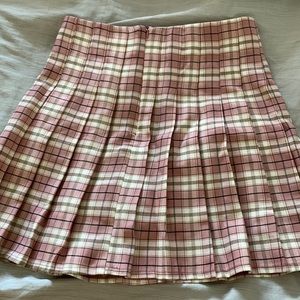 Two Plaid Mini Skirts